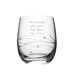 Diamante Whisky Glass