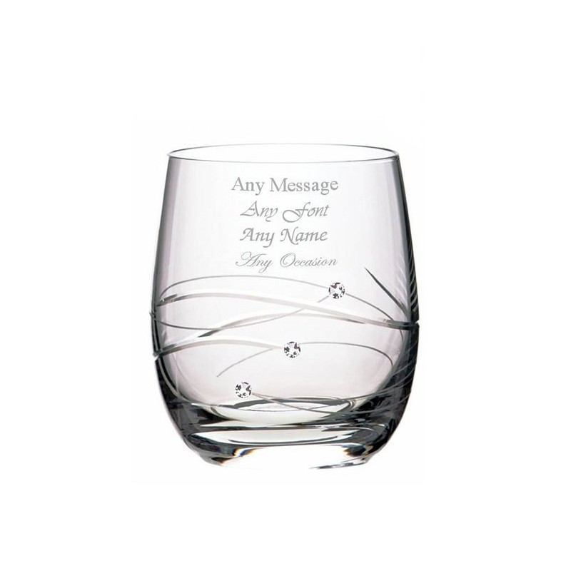 Diamante Whisky Glass