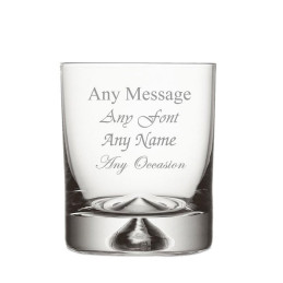 Dimple Base Whisky Glass