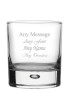Bubble Base Whisky Glass