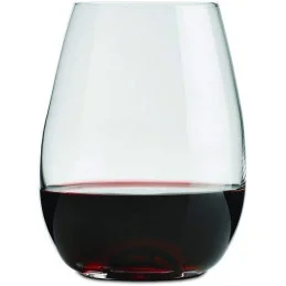 Dimple Base Stemless White Wine Glass