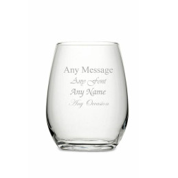 Stemless White Wine Glass