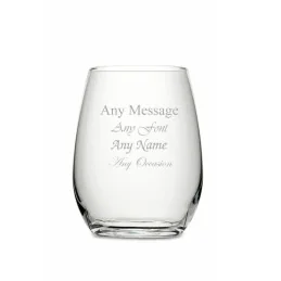 Stemless White Wine Glass