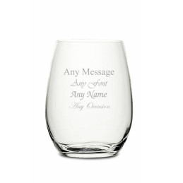 Stemless Red Wine Glass