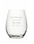 Stemless Red Wine Glass