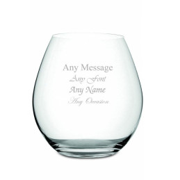 Large Stemless Wine Glass