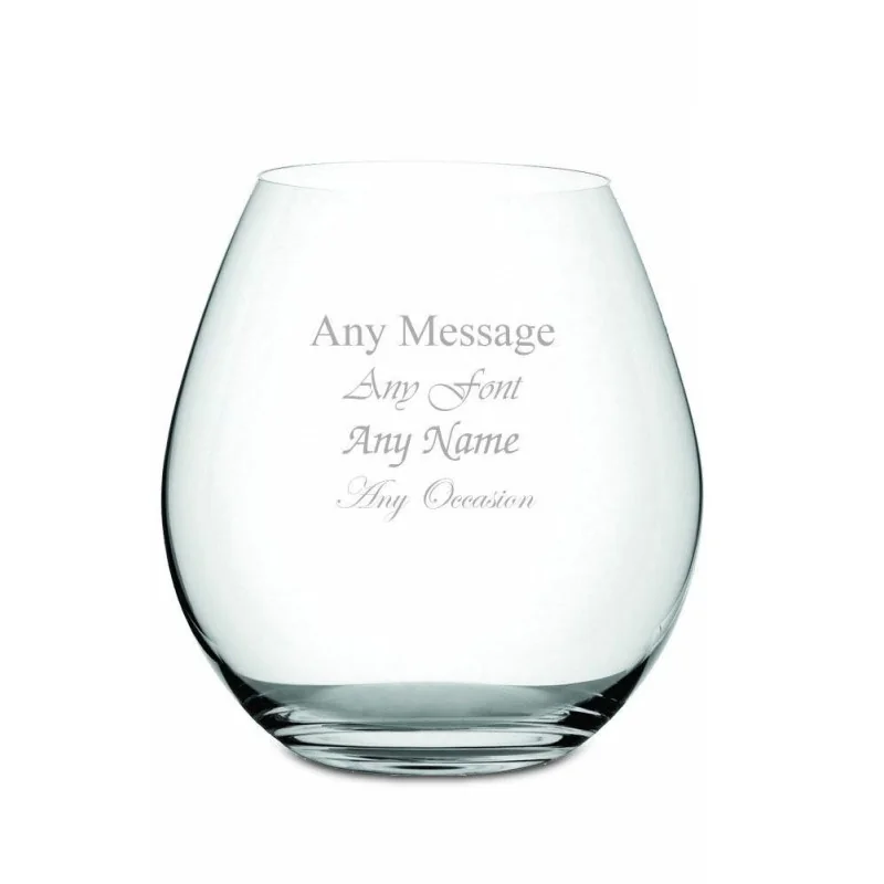 Large Stemless Wine Glass