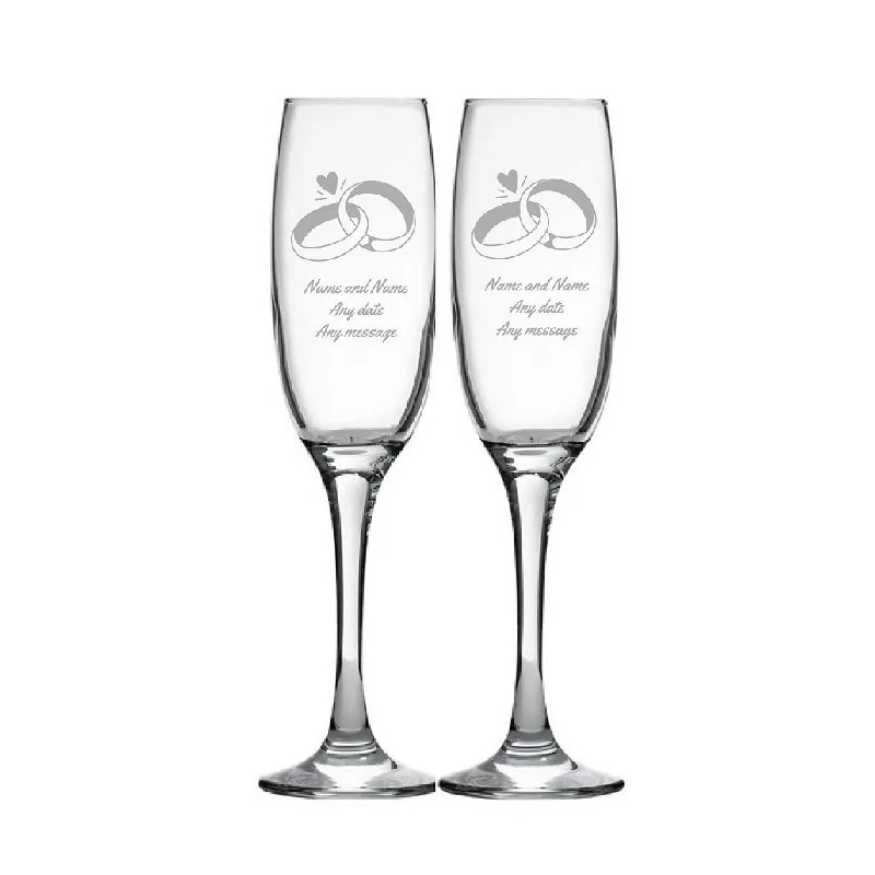 Wedding Champagne Glass Set Wedding Champagne Glass Set