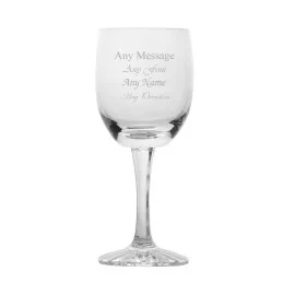 Grosvenor Lead Crystal Goblet with Star Cut Base
