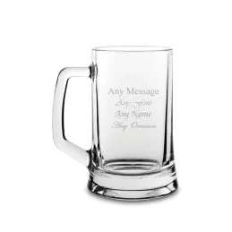 Plain Glass Tankard