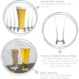 Sorgum Pint Beer Glass