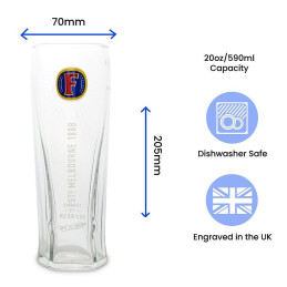 Fosters Pint Glass