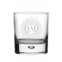 Best Dad Ever Bubble Whisky Glass
