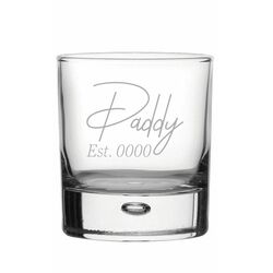 Daddy Est,Bubble Base Whisky Glass