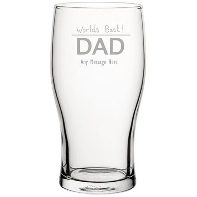 Daddy Est Date Pint Glass