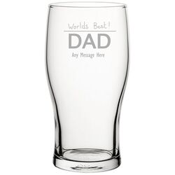 Daddy Est Date Pint Glass