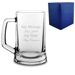 Plain Glass tankard 23.25oz