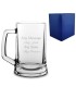 Plain Glass tankard 23.25oz