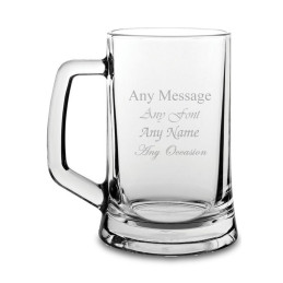 Plain Glass tankard 23.25oz