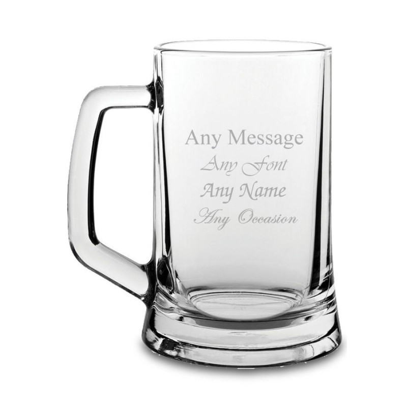 Plain Glass tankard 23.25oz