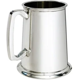 Plain Pewter Tankard