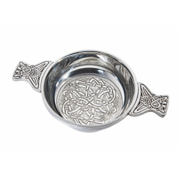 Celtic Circle Pewter Quaich - Large