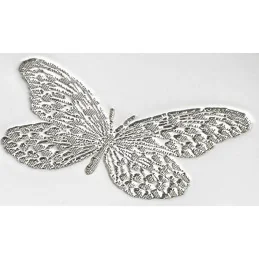 Single Butterfly Pewter Trinket Box