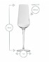 Inalto Uno Champagne Flute