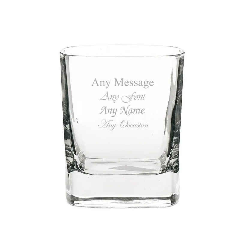 Strauss Square Whisky Glass