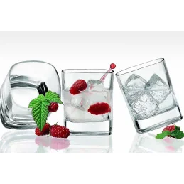 Strauss Square Whisky Glass