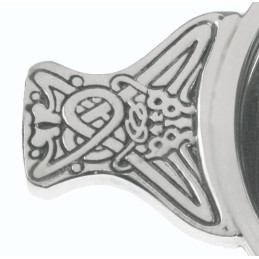 Gem Cross Pewter Quaich
