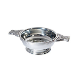 Gem Cross Pewter Quaich