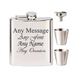 Stainless Steel Hip Flask with Funnel and Cups