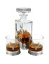 Regal Stag Rectangular Pewter Decanter