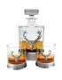 Regal Stag Rectangular Pewter Decanter