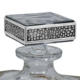 Regal Stag Rectangular Pewter Decanter