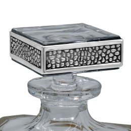 Manhattan Rectangular Pewter Decanter