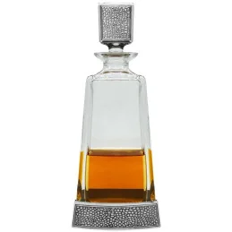 Manhattan Tall Pewter Decanter
