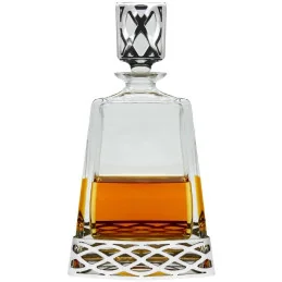 Uisge Beatha Tall Pewter Decanter