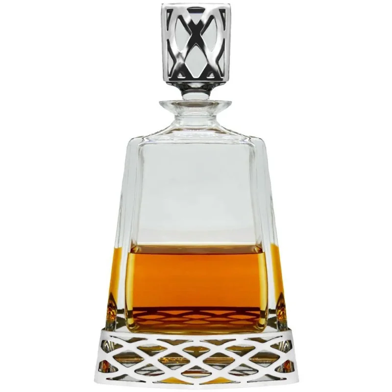 Uisge Beatha Tall Pewter Decanter