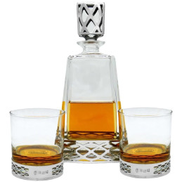 Uisge Beatha Tall Pewter Decanter