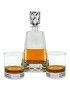 Uisge Beatha Tall Pewter Decanter