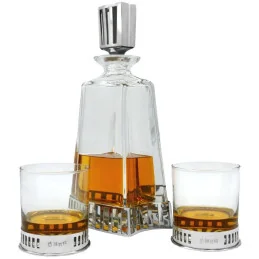 Monaco Tall Pewter Decanter