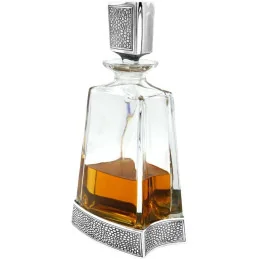 Manhattan Pewter Decanter, Medium