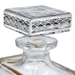 Uisge Beatha Rectangular Pewter Decanter