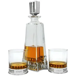 Uisge Beatha Tall Pewter Decanter 650ml