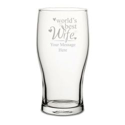 World’s Best Wife Design Pint Glass