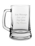 Plain Glass tankard 16oz