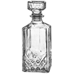 Prysm Decanter Set With 2 Bubble Whisky glasses