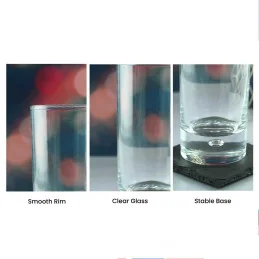 Bubble Base High Ball Glass